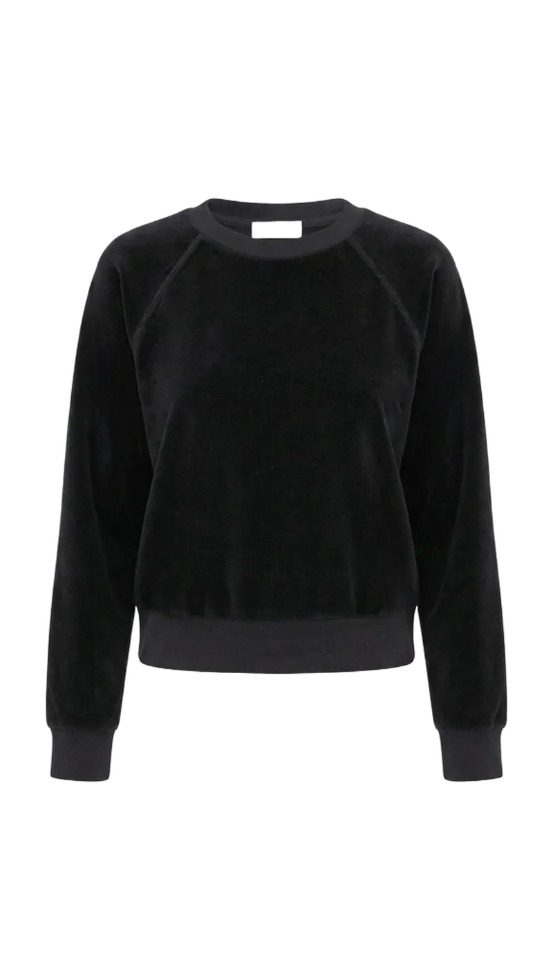 Tilos Velour Raglan Sweatshirt