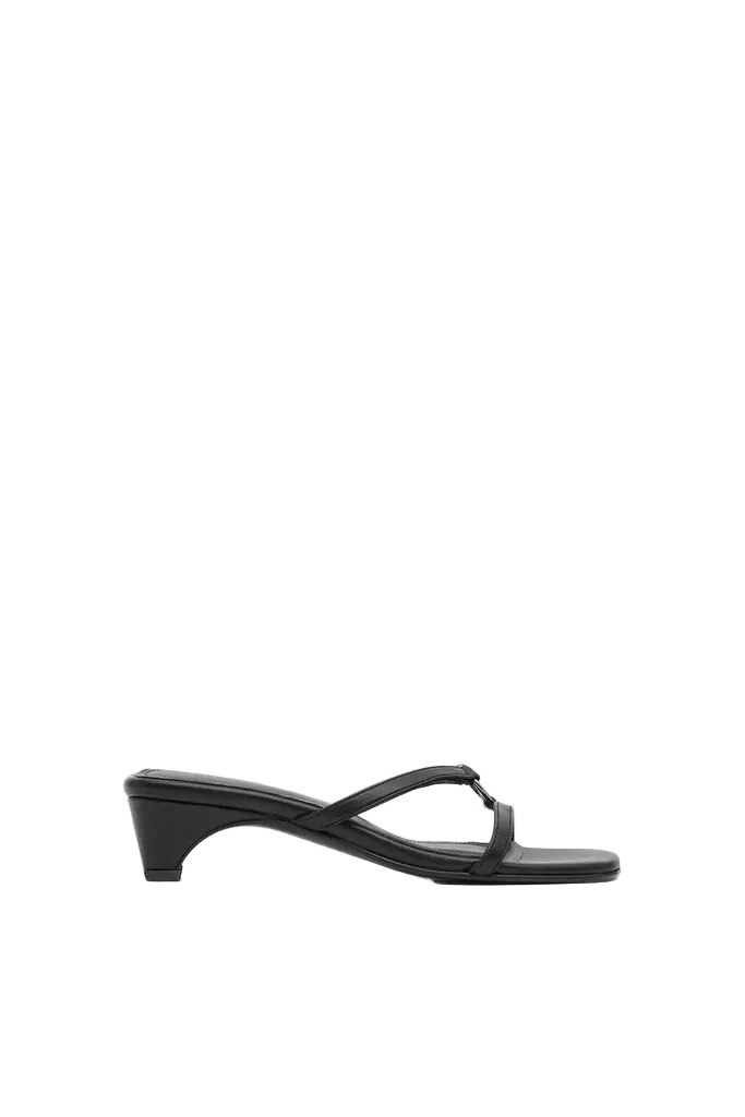 Multi Strap Heel - Black