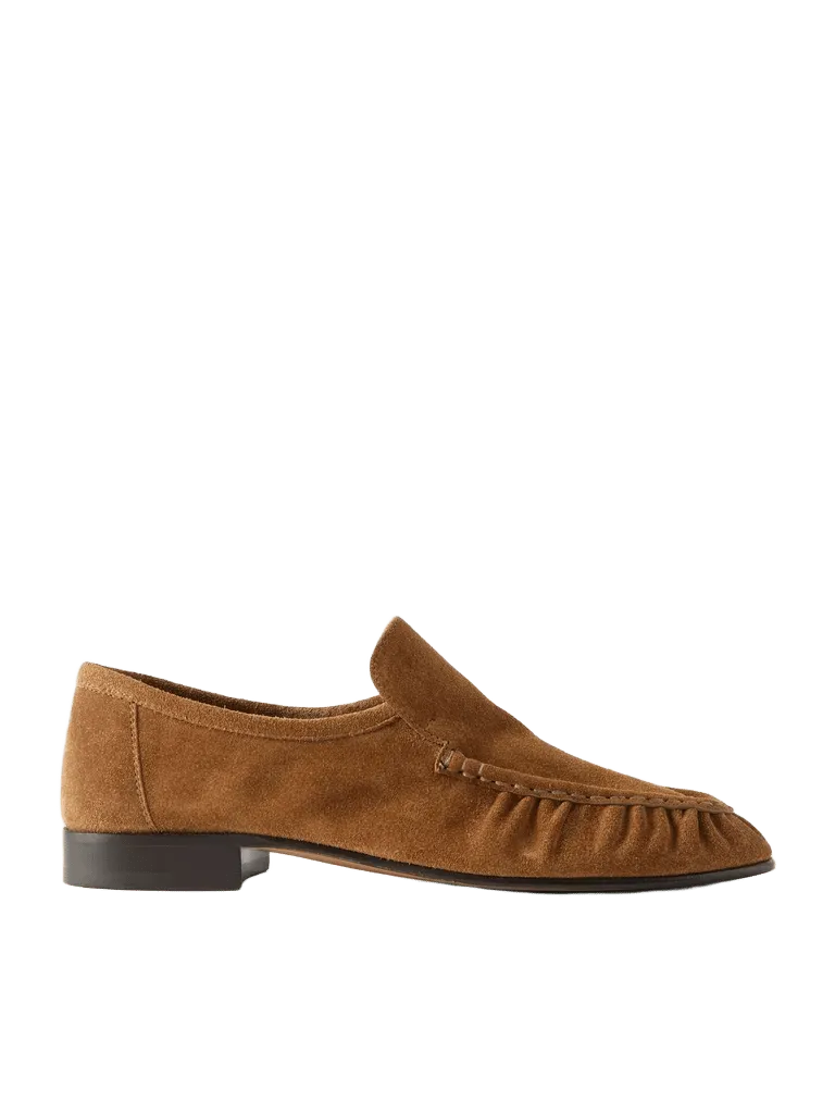 Soft suede loafers