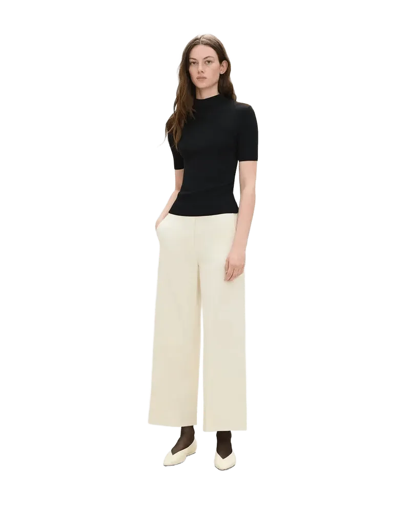 Leenda Mock Neck Sweater in Regal Wool