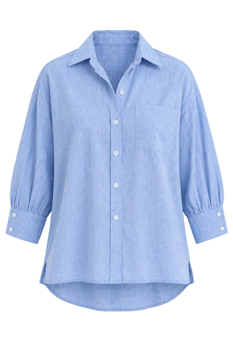 Chambray Adair Boyfriend Shirt