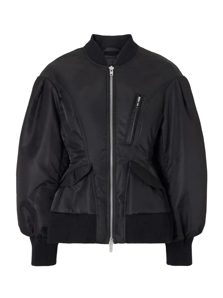 Satin bomber jacket