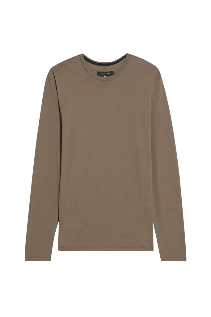 Rag \u0026 Bone Cotton and Lyocell-Blend Jersey Long-Sleeve T-Shirt