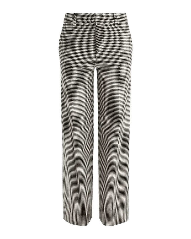 Alden Mid-Rise Houndstooth Trousers