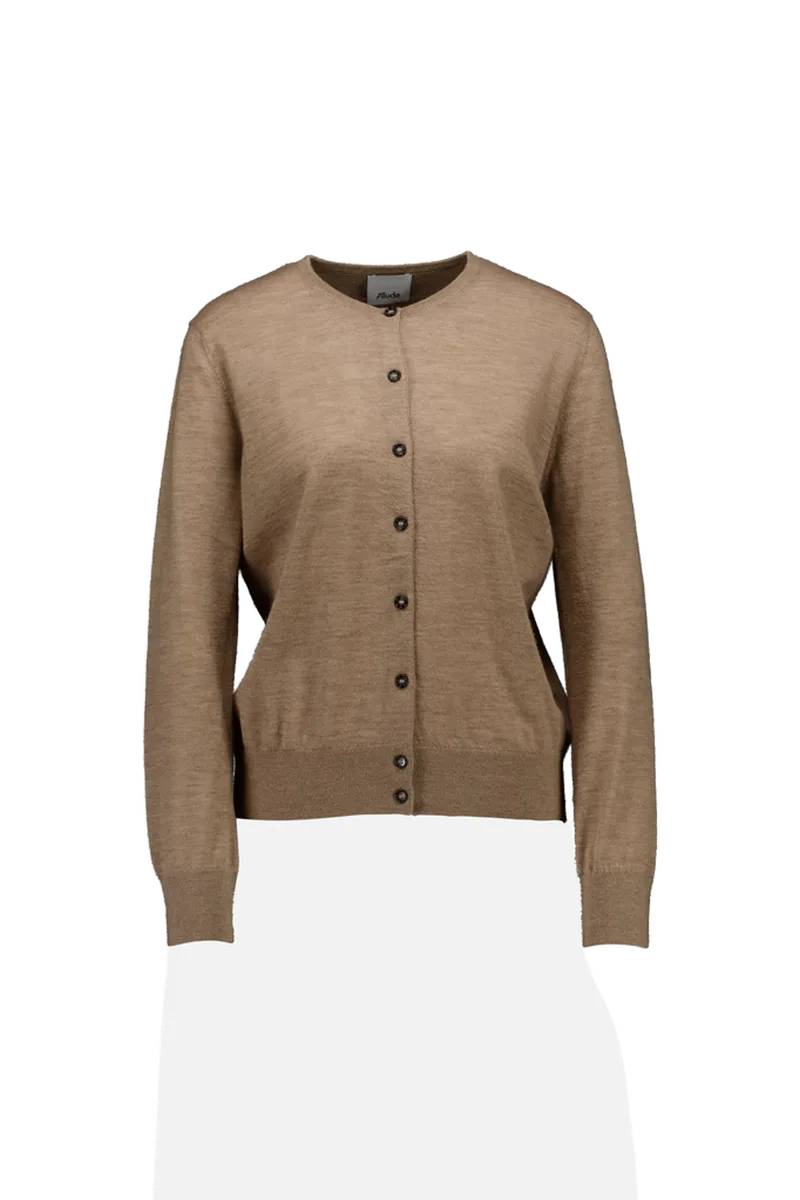 Cashmere Strickjacke in Beige