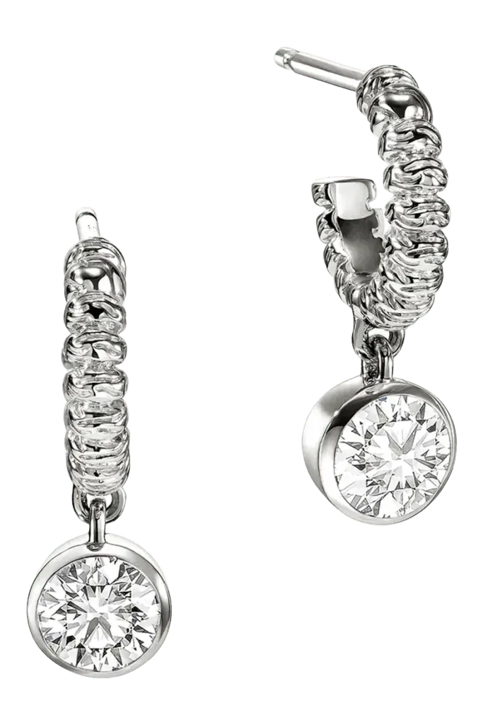 JH Lovestruck Diamond Hoop Earrings