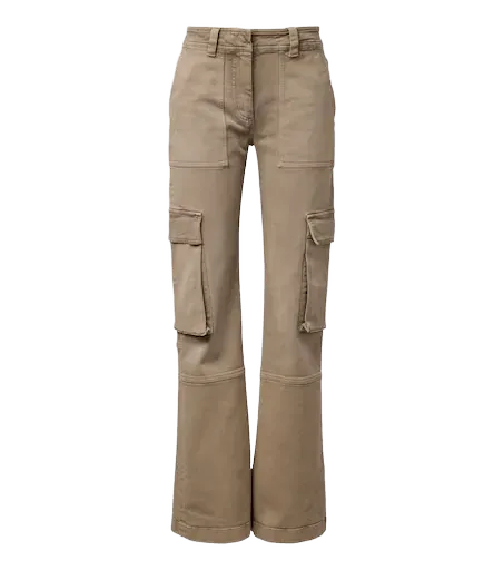 Cotton twill cargo pants