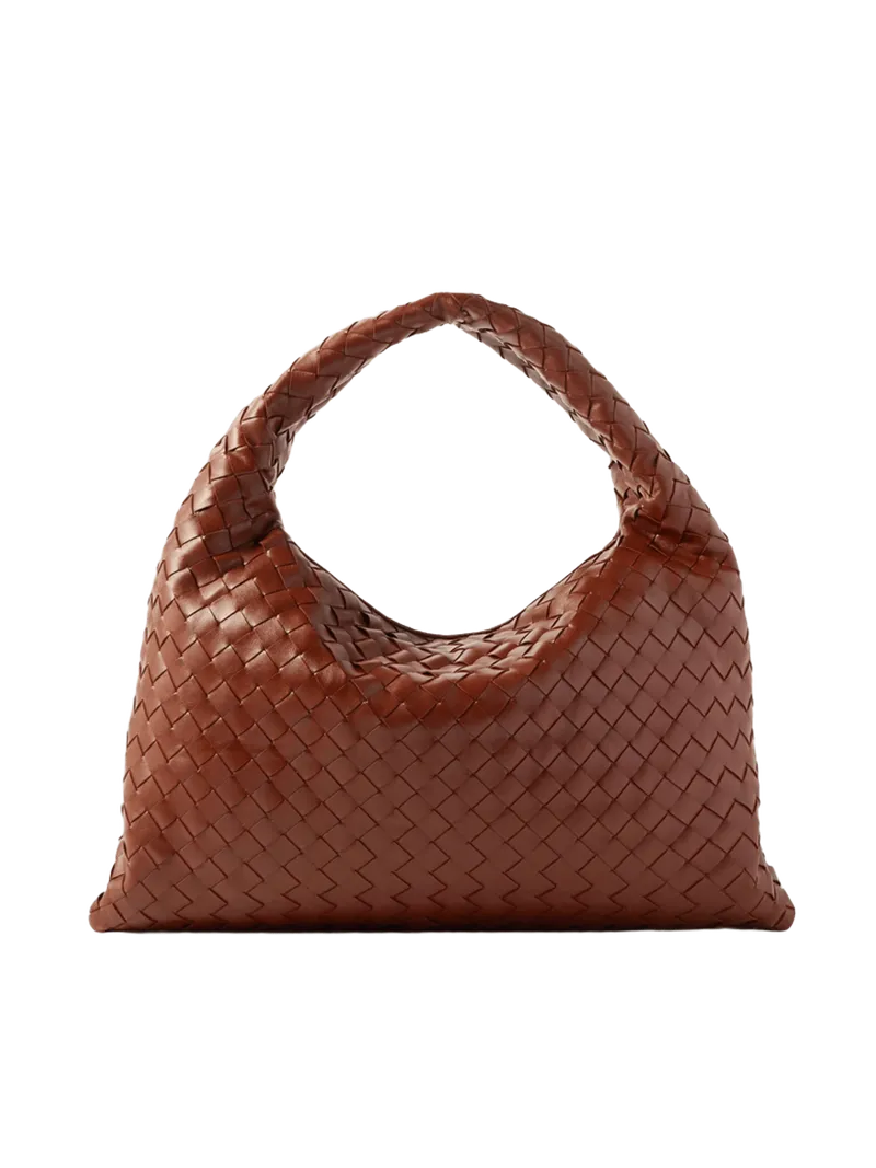 Hop medium Intrecciato leather tote