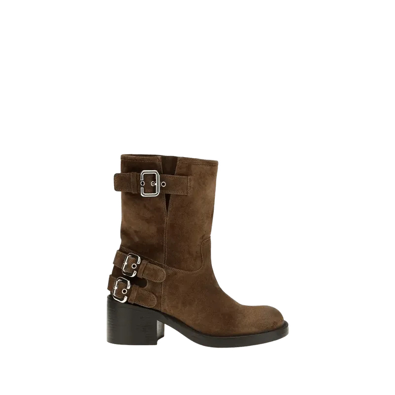 Chloé Dakota Ankle Boot — Brown