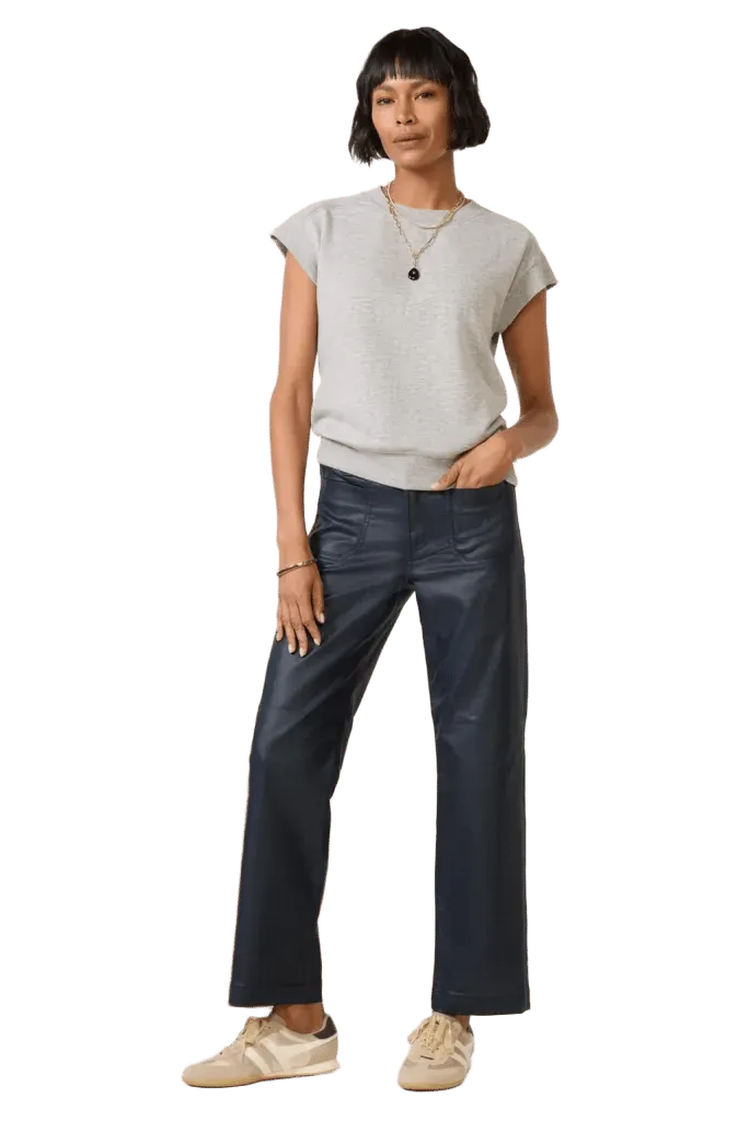 Avery Coated Straight Leg Pant