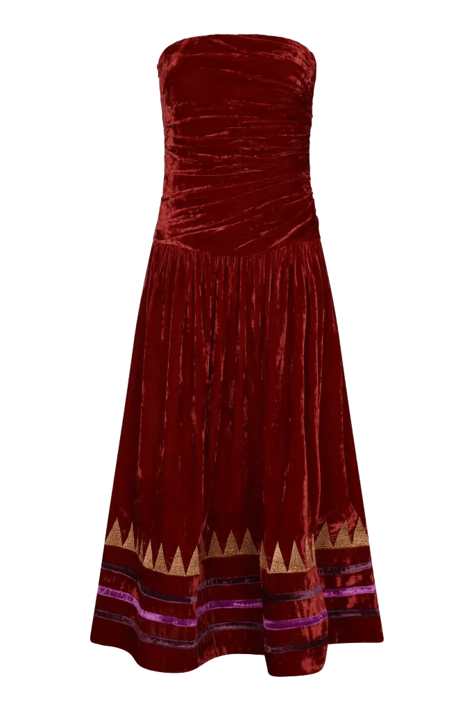 Mala Dress Velvet - Final Sale