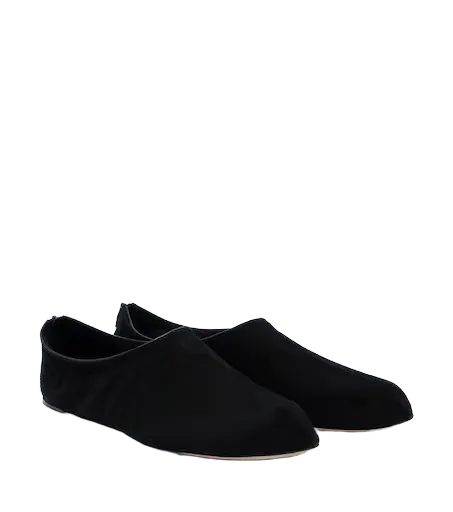 Stellene suede slip-on shoes