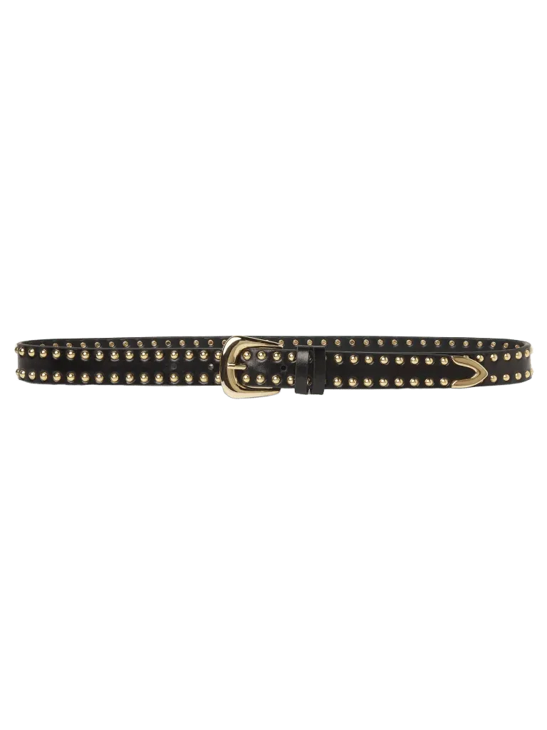 The Studded Western Belt -- Black
