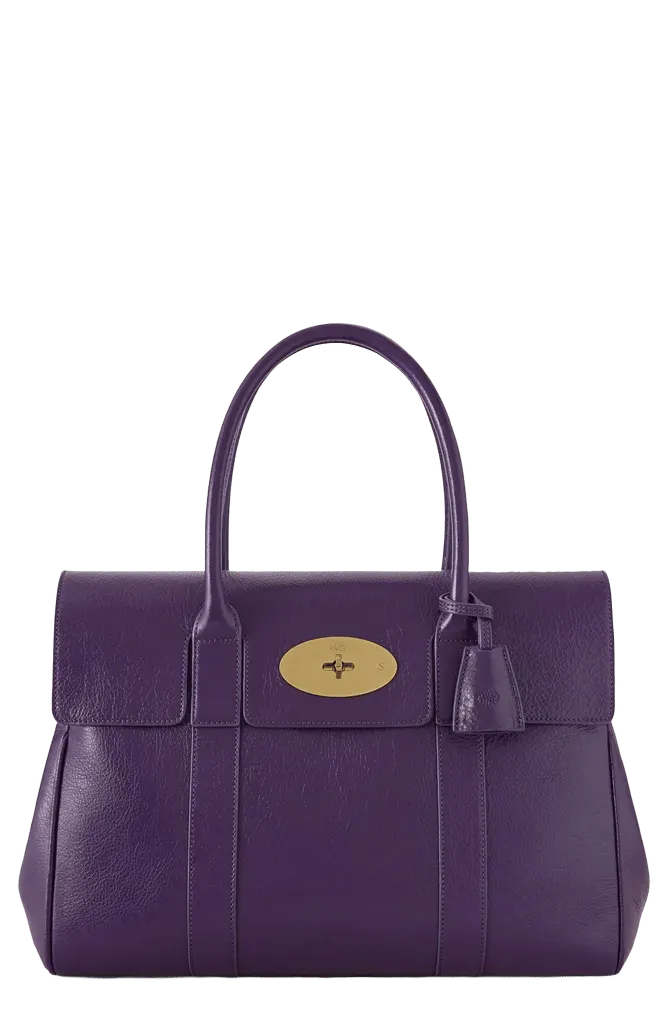 Bayswater High Shine Leather Satchel