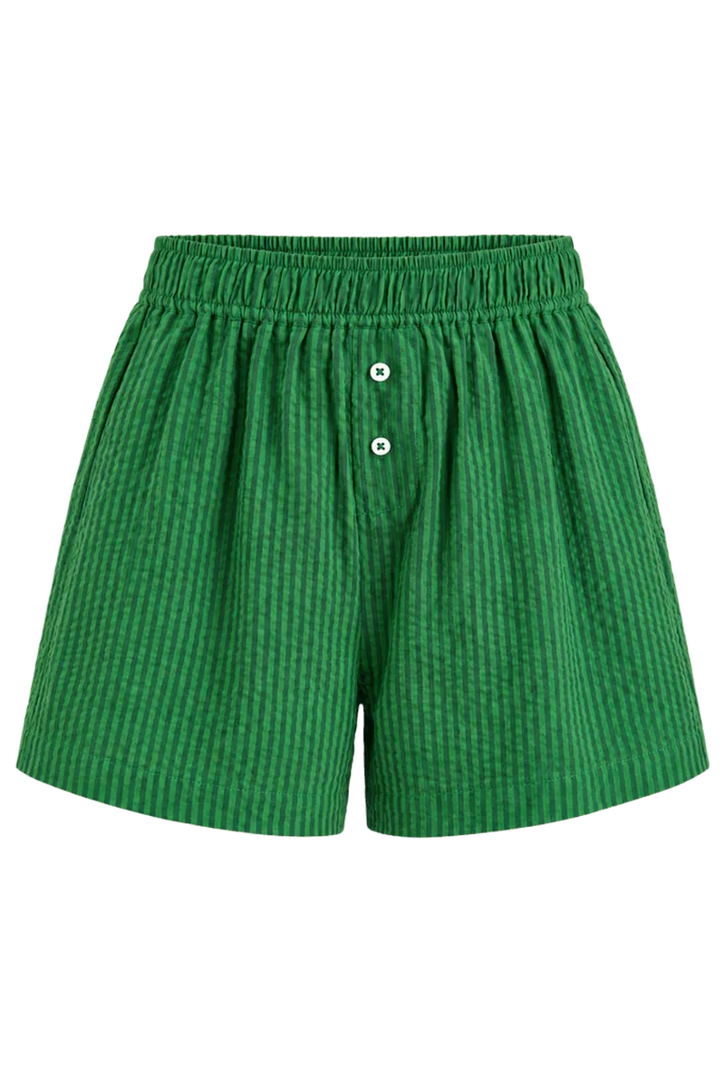 Tonal Green Seersucker Raven Short
