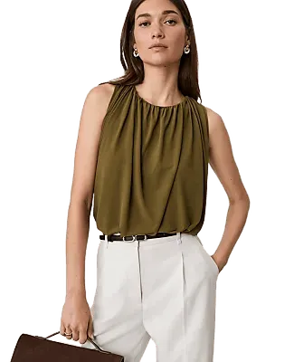 Gathered Bubble Hem Top