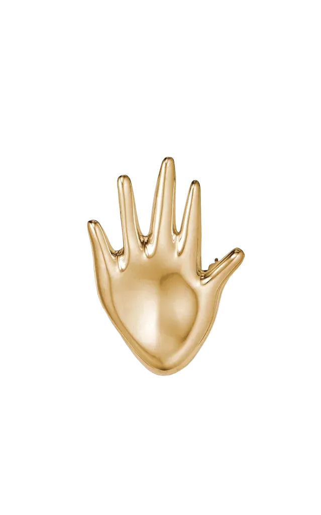 Small Dalí Gold Vermeil Brooch