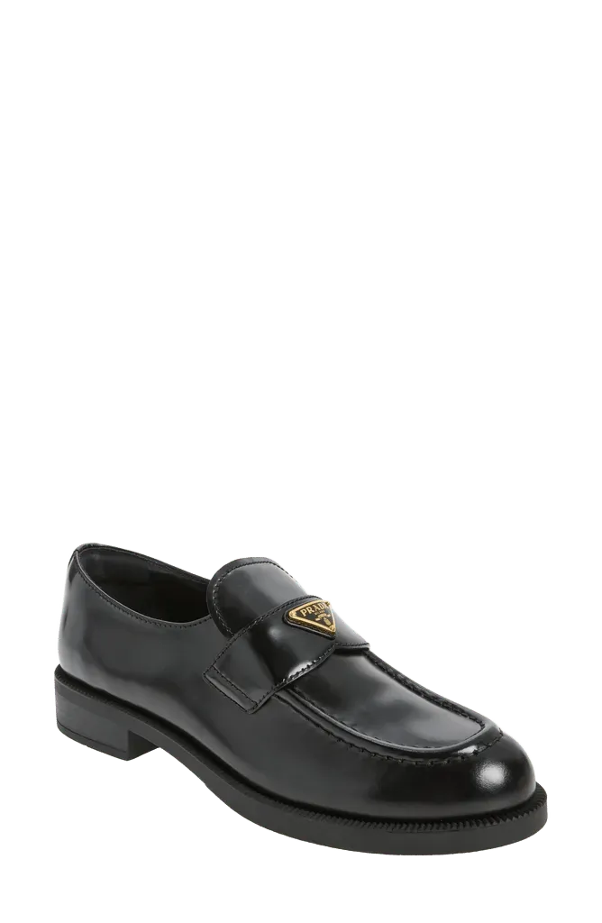 Brushed Leather Loafer