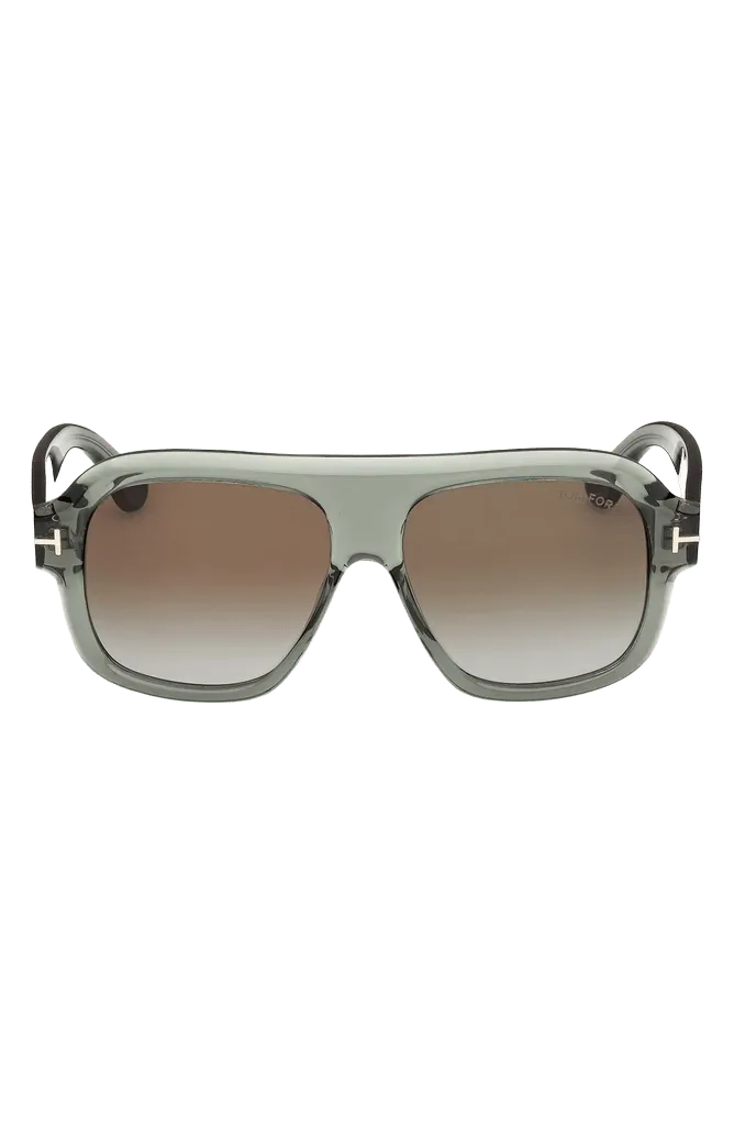 Rhonda 56mm Gradient Pilot Sunglasses