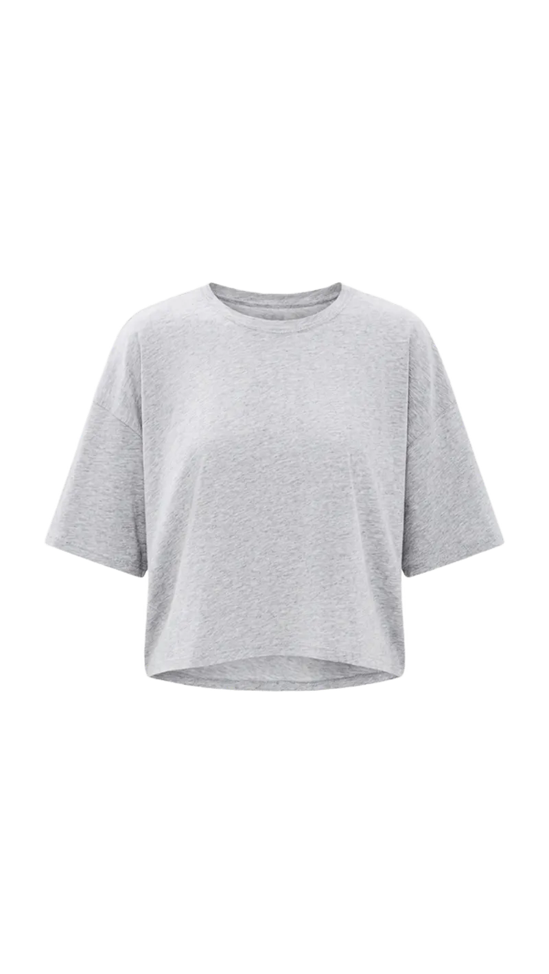 Pima Cropped Easy Tee