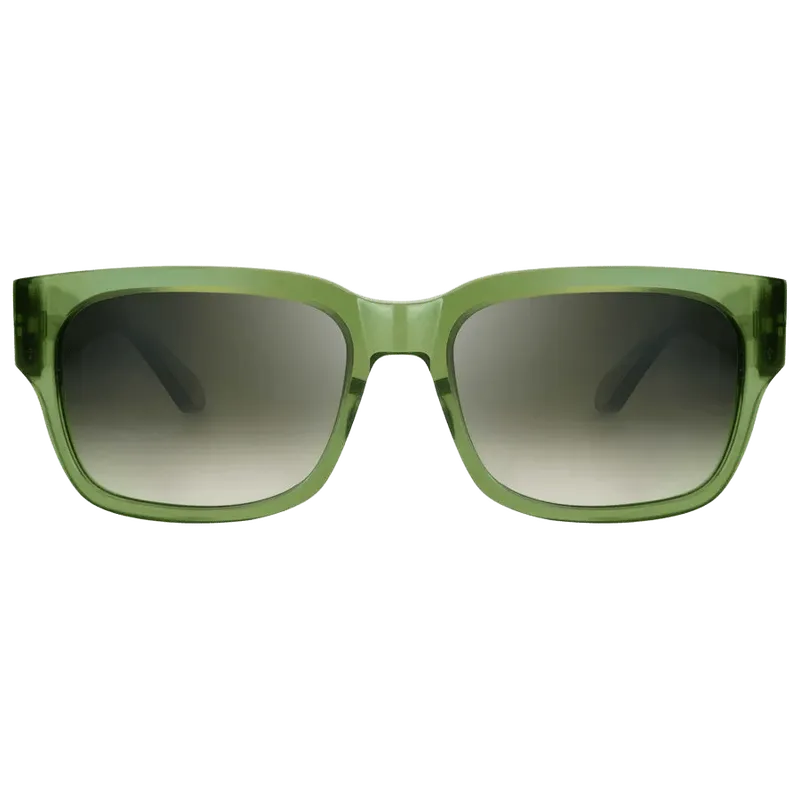 Bugatti 29GRN Green Wayfarer-Style Sunglasses — Green