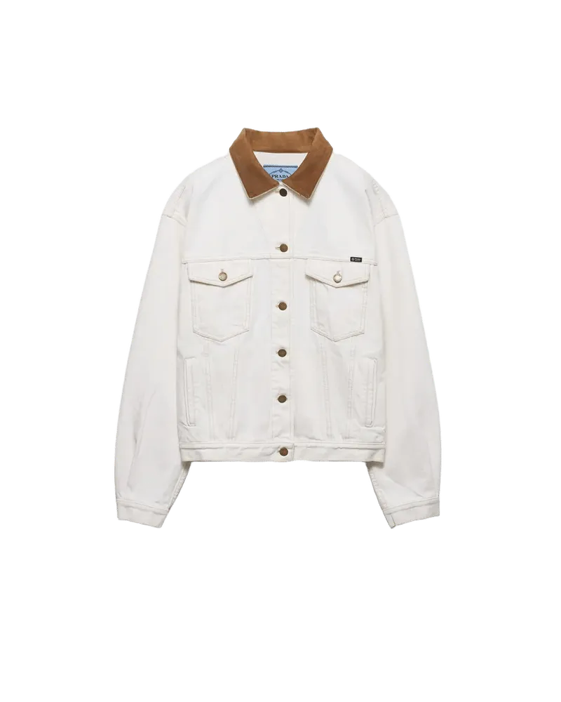 Old denim blouson jacket