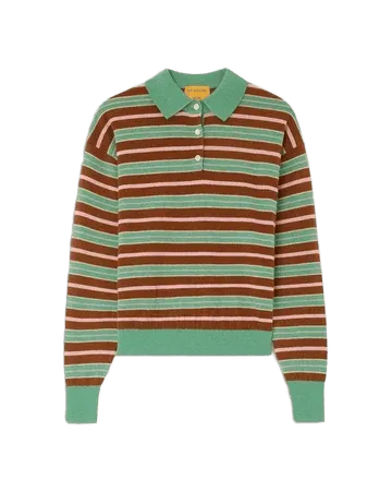 Collegiate Stripe Polo - Highland Combo