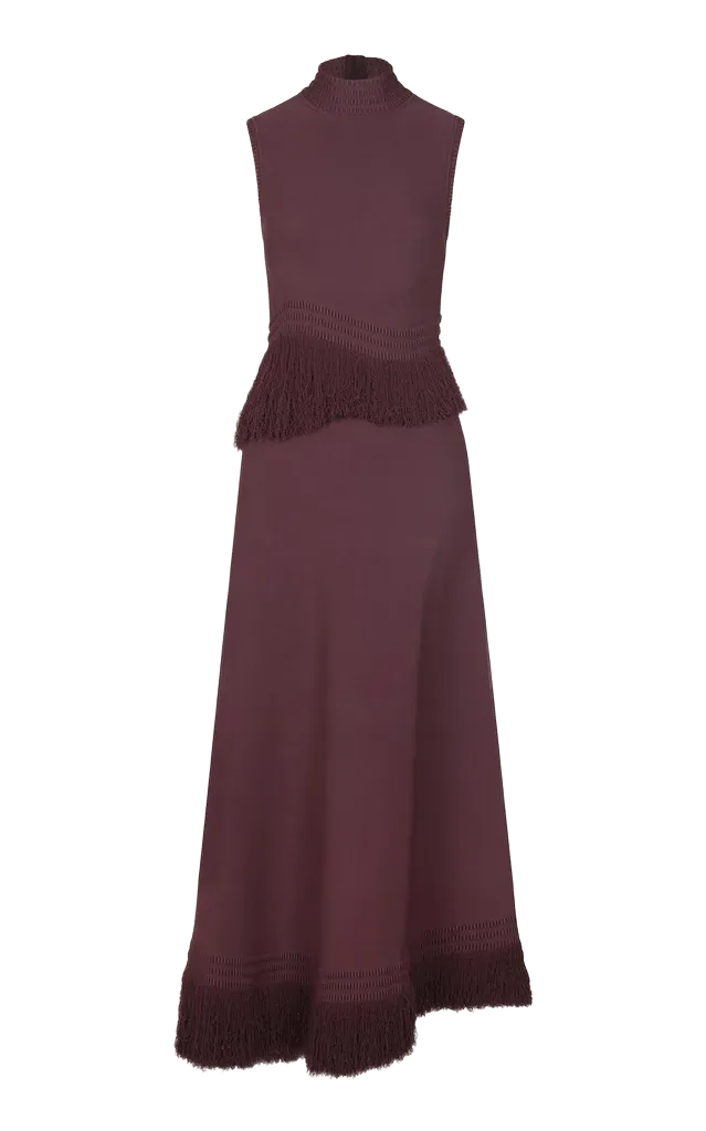 Chocolate Momentum Cotton Midi Dress