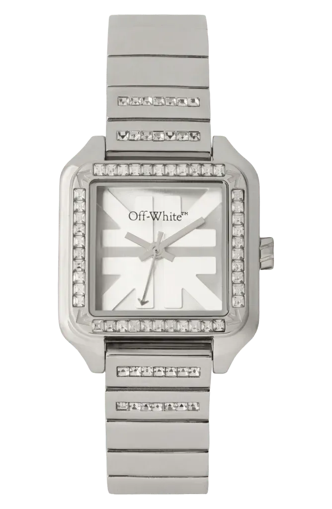 After Hours Crystal Bracelet Watch, 26.5mm x 33mm
