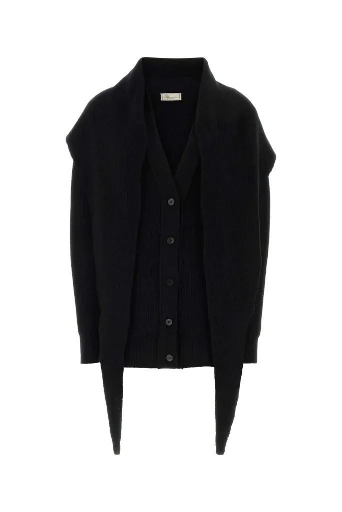 Blumarine Coste Cardigan — Black