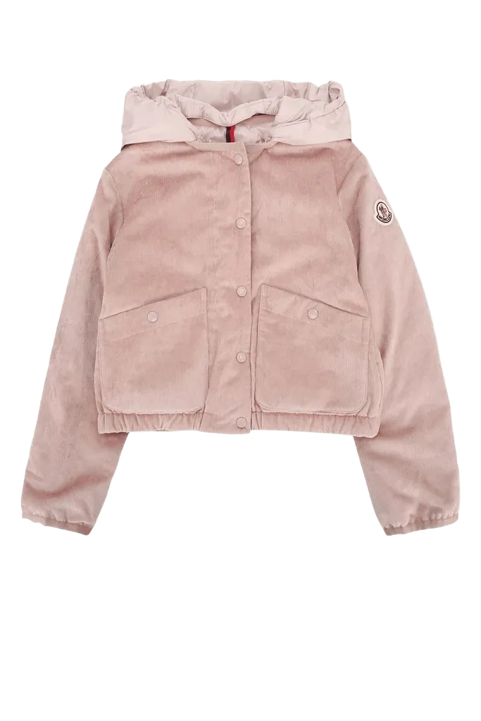 Moncler Jr Jacket Down Jacket — Pink
