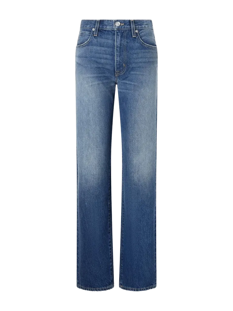 Kendra high-rise straight-leg jeans