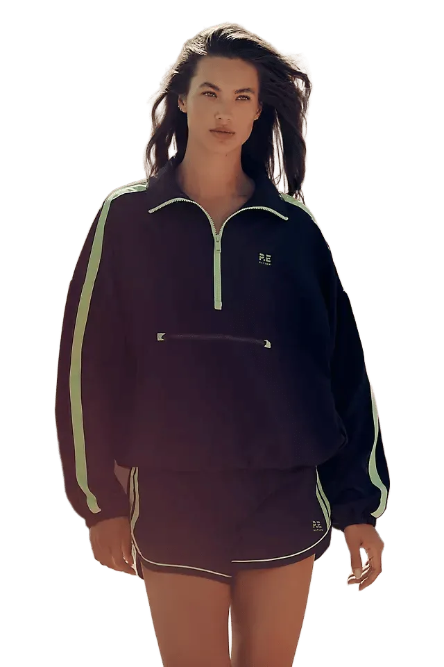 PE Nation Accelerate Half Zip Pullover Top
