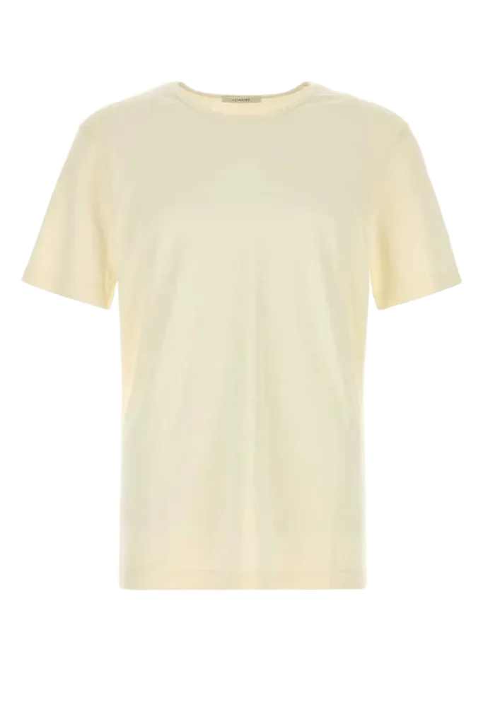 Lemaire Cotton T-Shirt — Beige