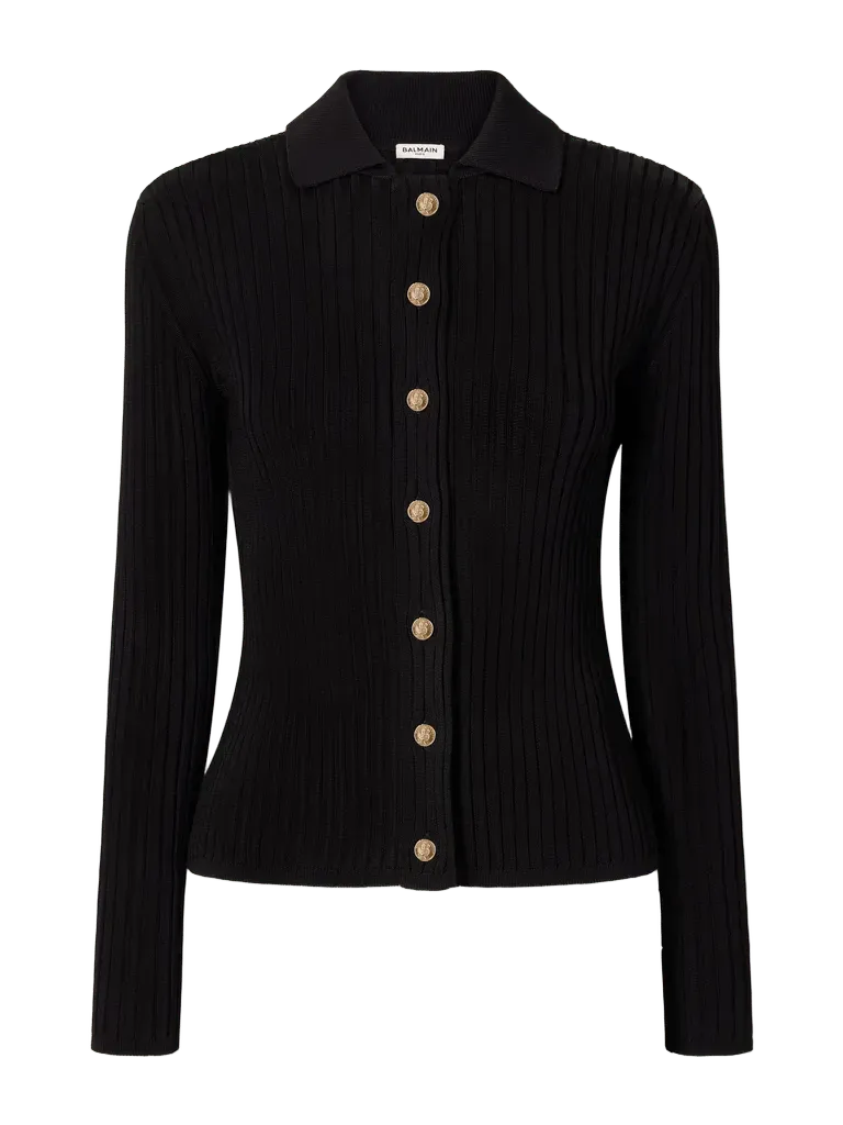 Ribbed cardigan