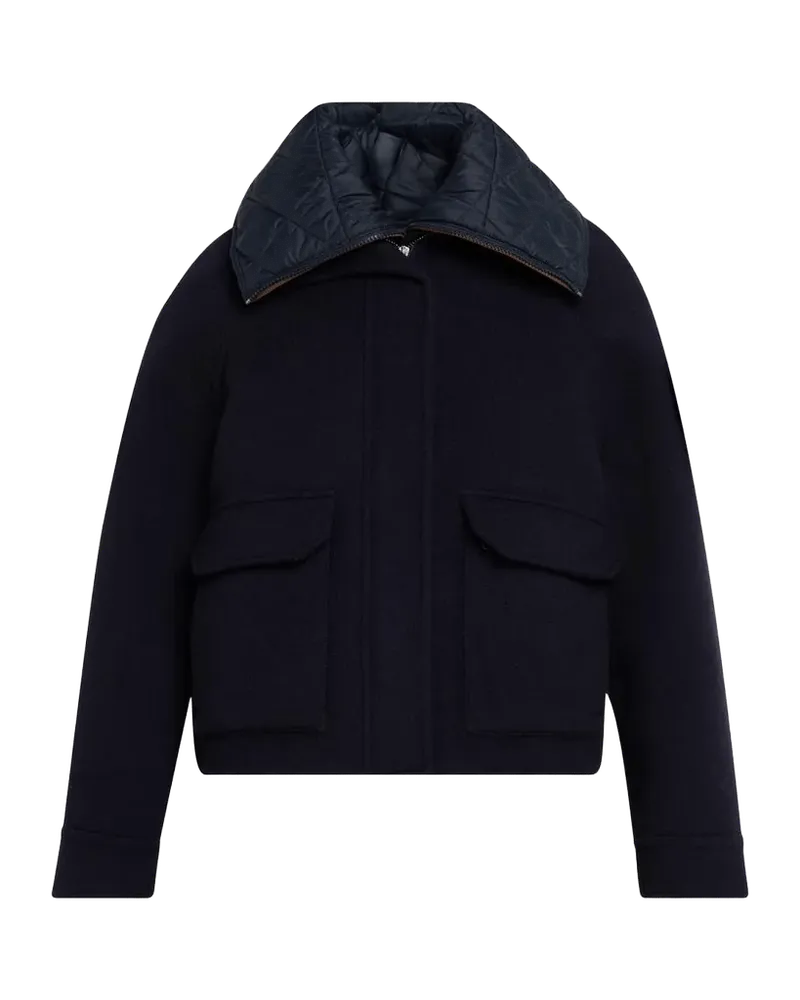 Couture Wool Coat with Detachable Padding