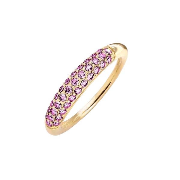 Adelaide Pavé Peony Diamond Ring