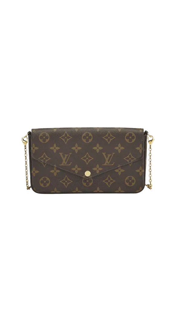 Louis Vuitton Monogram Felicie Wallet On Chain