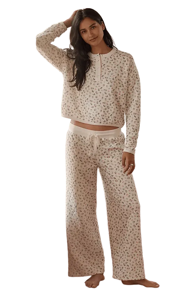 Papinelle Quilted 100% Cotton Pajama Set