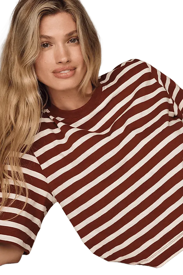 Maeve Corey 100% Cotton Boxy Tee