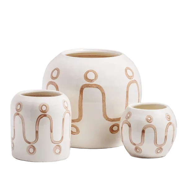 Cycladic Beige Vases