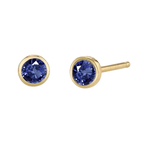 Sapphire Birthstone Earrings