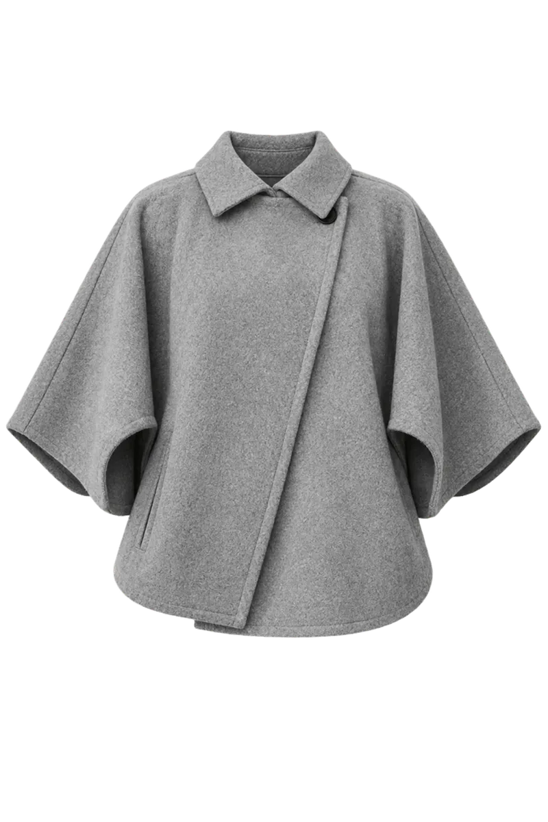 Collared Poncho