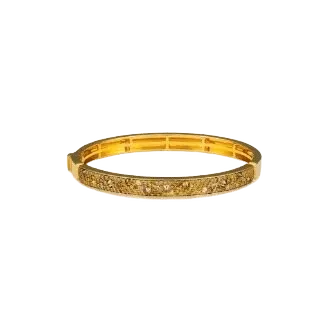 Natural Color Pebble Bangle