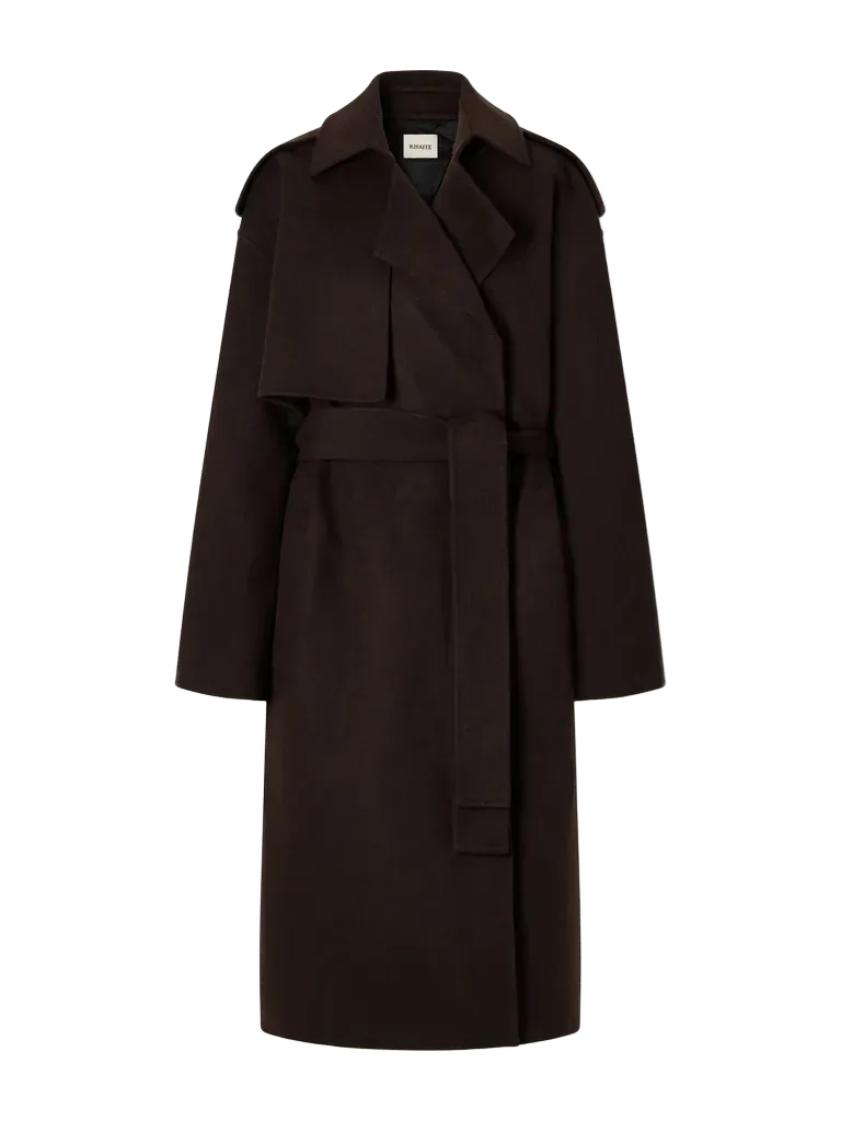 Manston belted wool coat