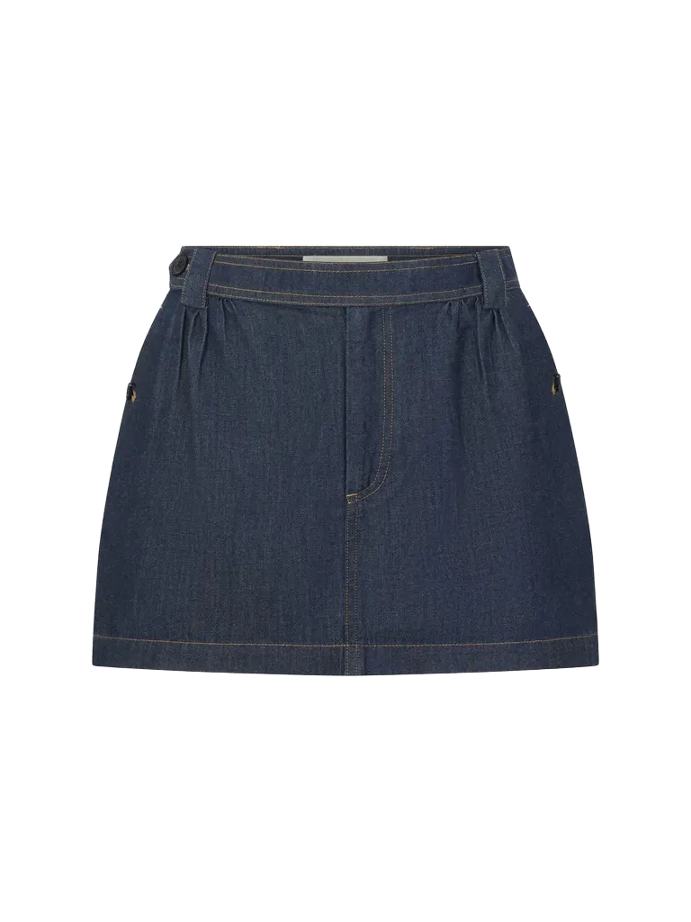 The Denim Utility Skirt -- Rinse