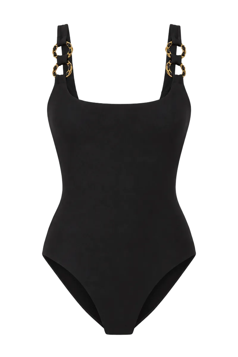 DreamSculpt Chain Ring Square Neck Tank