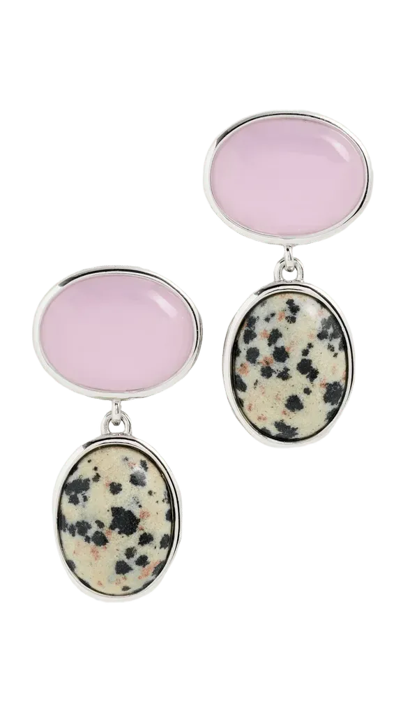 The Rose Quartz Palma Stud Earrings