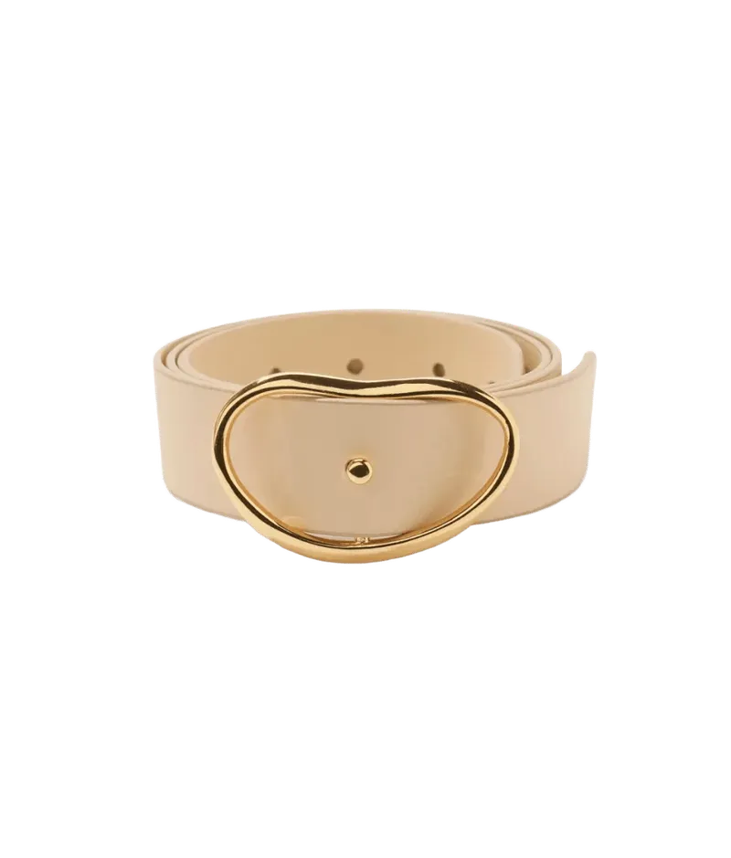 Wide Georgia Belt in Butter