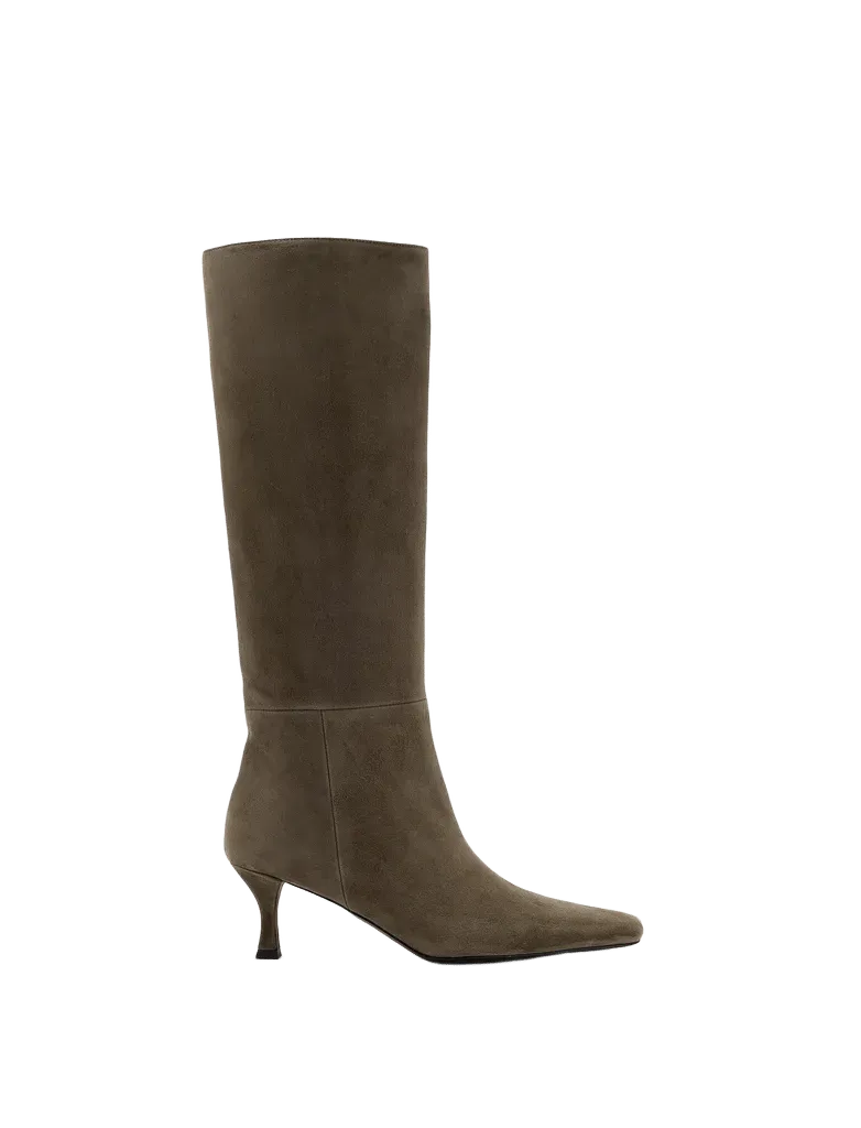Trap Boots in Kidsuede - Moss